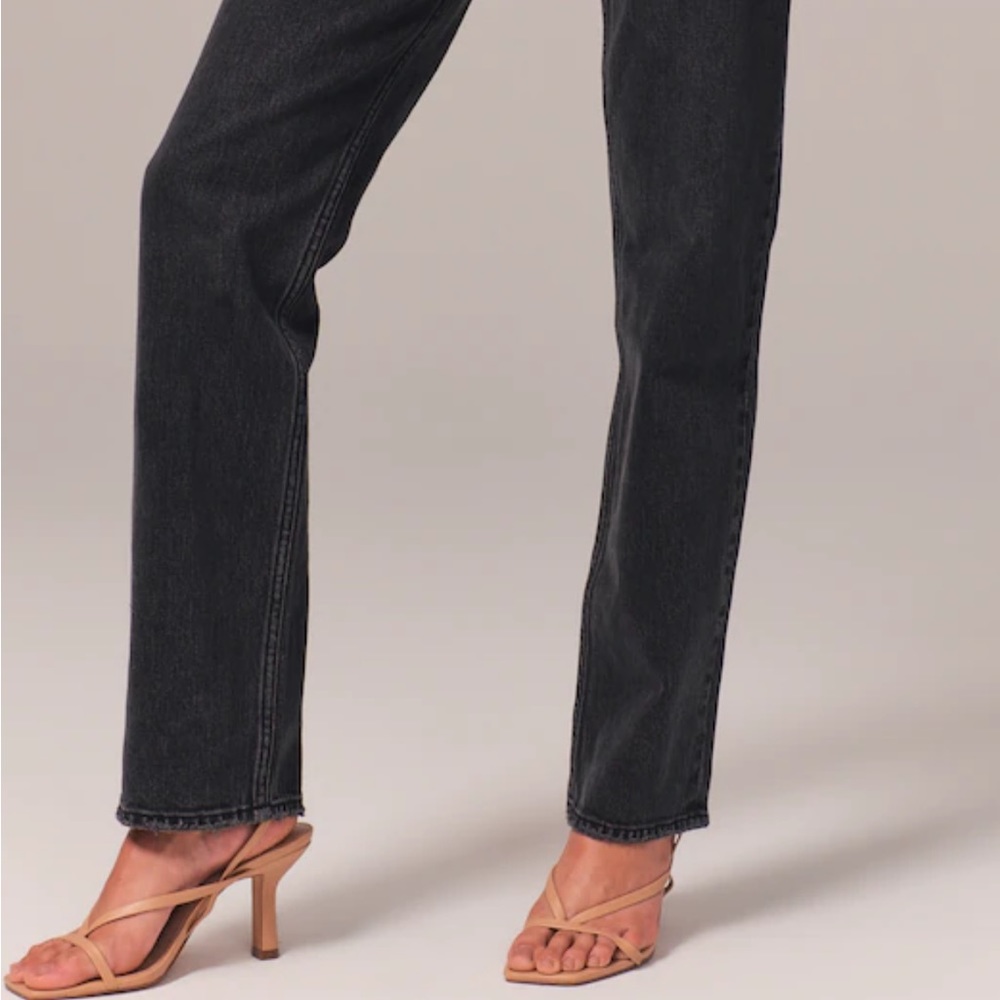 ultra high rise 90s straight jeans